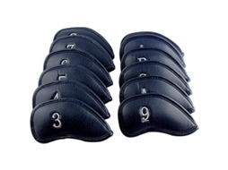12 Capas De Ferro De Golfe Em Couro Conjunto Para Todas As Marcas Callaway Azul Royal