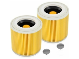 Pacote 2 Filtros Cartucho Kärcher Wd3 Premium Wd2-wd3p Mv2-mv3, Reposição.