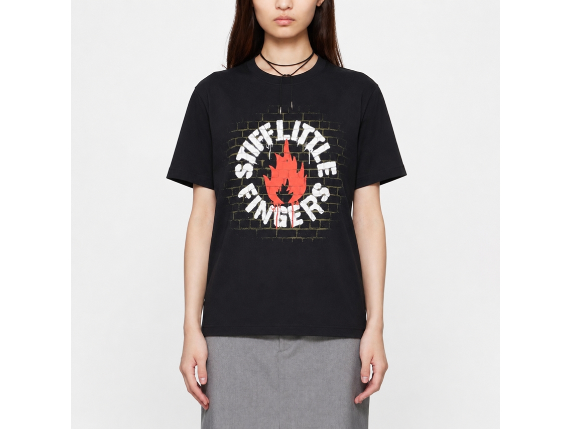 Stiff Little Fingers Wall T-shirt Classic Unisex Adults Size:s