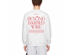 Rockinstone Beyond Barbed Wire Sweatshirtdouble-sided Print Unique Designer Style