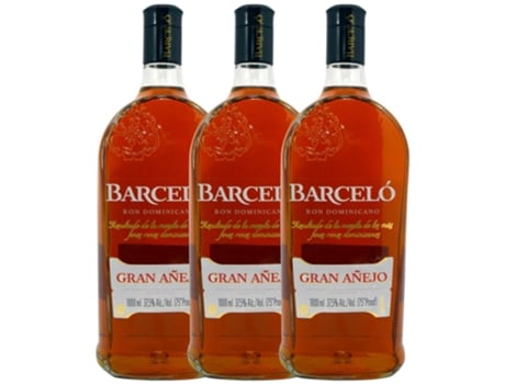 Rum BARCELÓ Barceló Gran Añejo (1 L - 3 unidades)