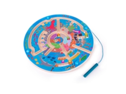 Quebra Cabeça De Labirinto Aquático De Madeira Bigjigs Brinquedo Magnético