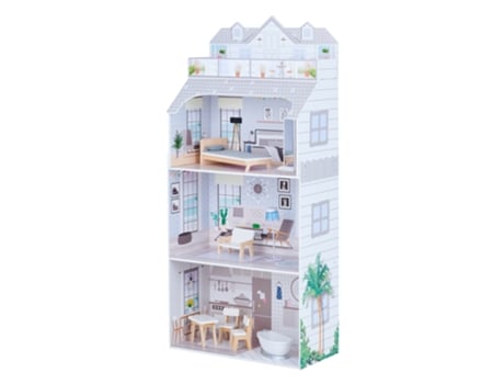 Casas de Bonecas OLIVIA'S LITTLE WORLD (Madeira - Cinzento - 131,3 cm)