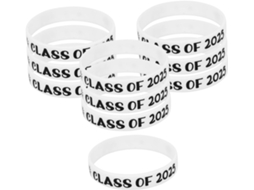 Pulseiras Elásticas De Silicone Lurrose Para Formaturas 2025, Confortáveis E De Alta Qualidade Pacote Com 10 Unidades