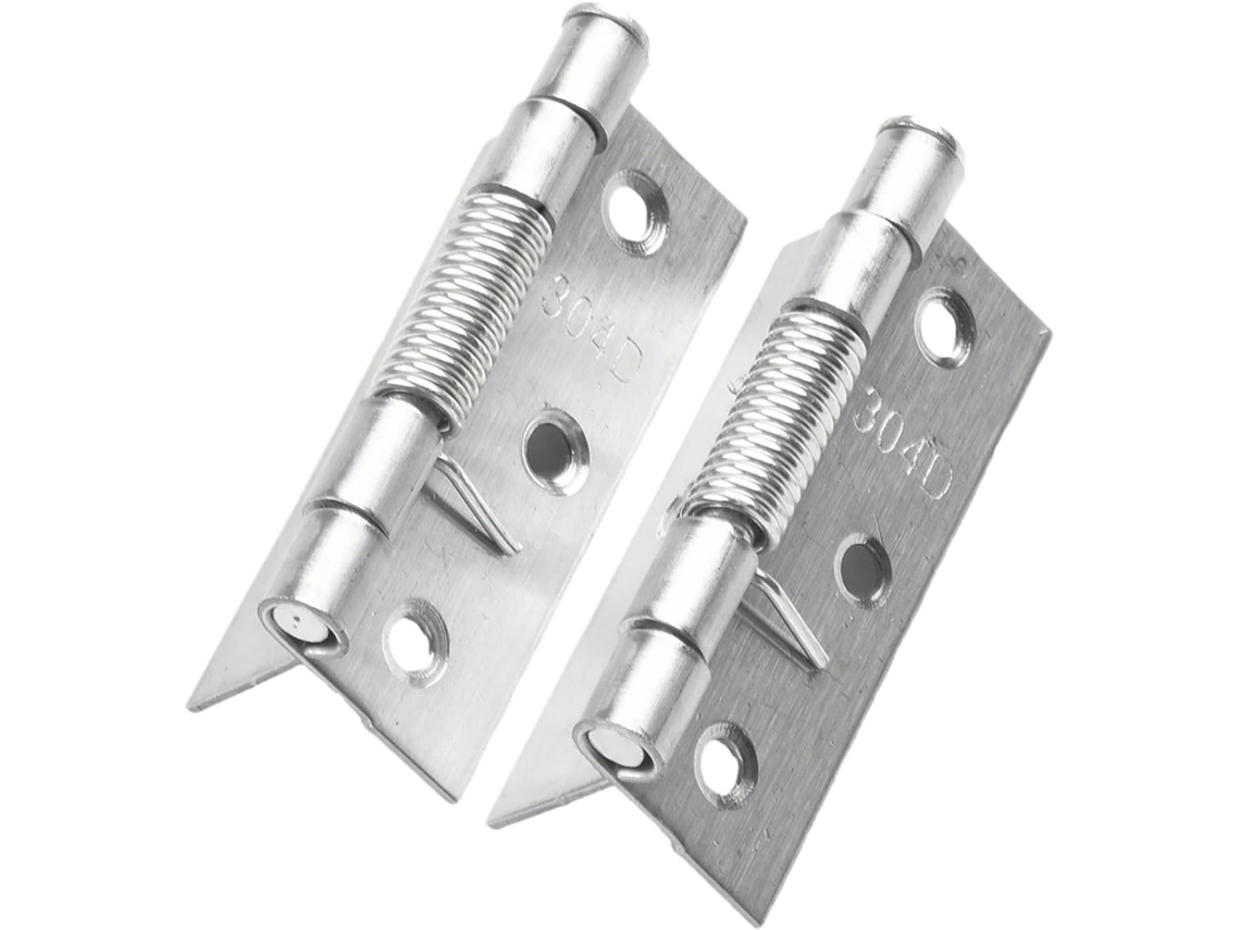 Chaouyyz Conjunto De 2 Dobradiças Aço Inoxidável 4 Polegadas Com