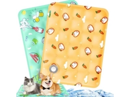 Tapete Refrescante, para Cães e Gatos, Autorefrescante, 40x50 Cm, Amarelo AQUAFORGE