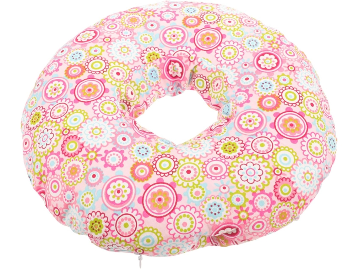 Almofada Em Formato De Rosca Com Orifício Para A Orelha, Almofada Ergonômica Feita De Poliéster Respirável E Resistente A