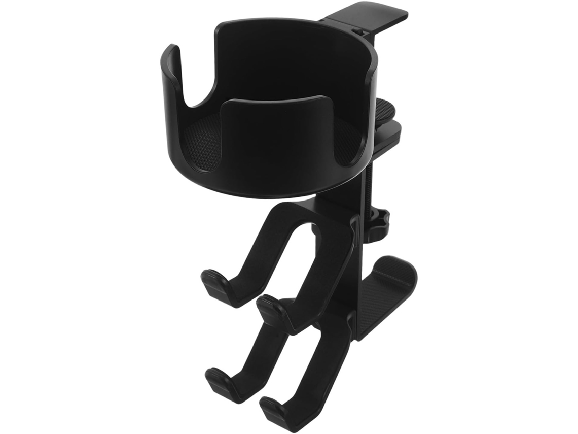 Suporte Multifuncional Para Fones De Ouvido Shineofi Com Suporte Giratório Para Copos E Gancho Antiderrapante