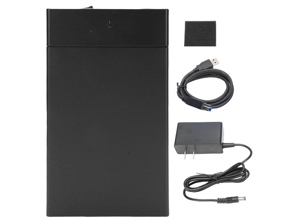 Enclosure De Disco Rígido Usb3.0 Para Ssd Hdd Sata De 2.5/3.5 Polegadas Com Aceleração Uasp Plug Us