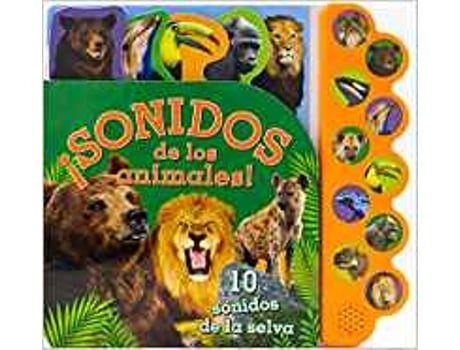 Livro Sonidos De Los Animales-10 Botones de Vv Aa (Espanhol)