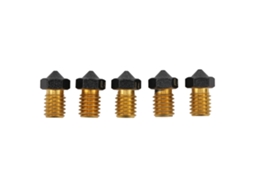 Bico De Hotend Para Impressora 3d 0.4mm Cobre Revestido Ptfe Para Filamento 1.75mm (5 Unidades)