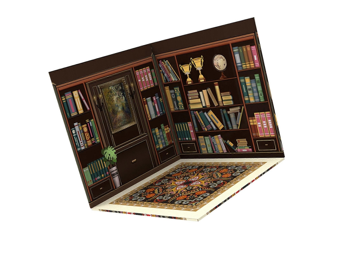 Quadro De Exibição Com Suporte Triangular Dobrável Para Figuras De Anime Multicolorstudy