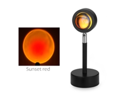 2026 projetor de por do Sol Led Lâmpada de Mesa Usb para Decoração de Parede e Luz Noturna em Casa