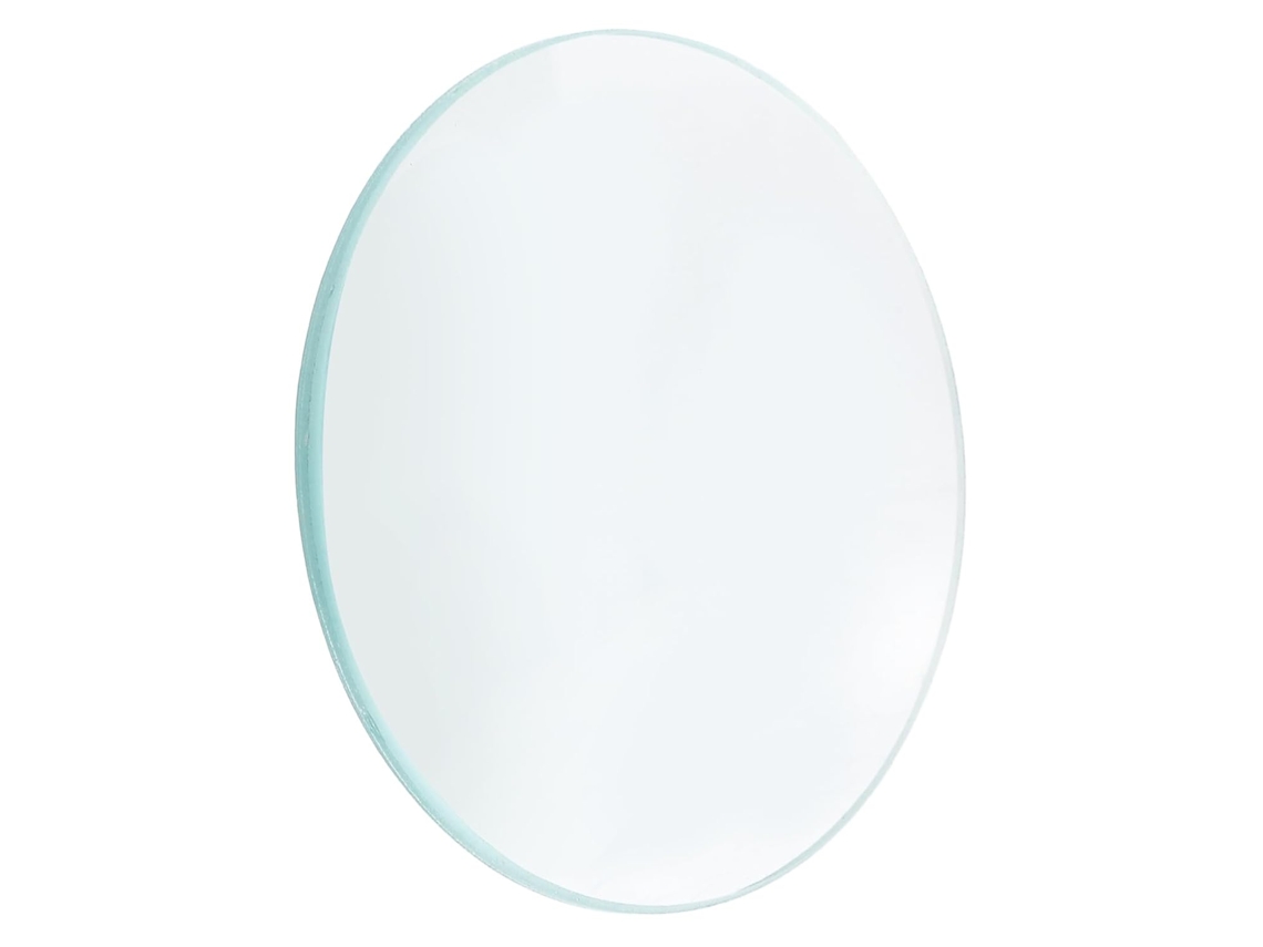 Lente De Aumento Convexa De Vidro De 75 Mm Para Experimentos Ópticos, Compacta.