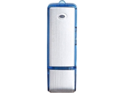 Mini Gravador Usb Gravador de Unidade Flash de Áudio Recarregável-4 Gbazul