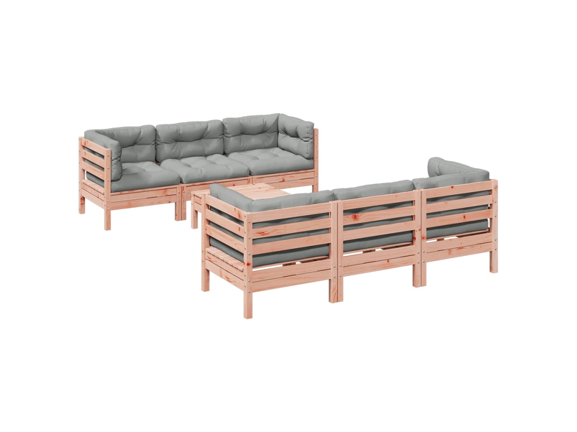Garden Sofa Set, Garden Sofa Sets Vidaxl Marrom Madeira De Douglas (n/a)