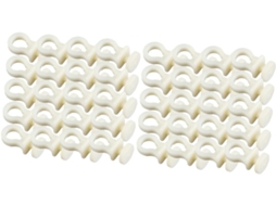Conjunto De 100 Rodízios Para Cortina, Acessórios Para Trilho De Cortina, Rodízios Silenciosos Para