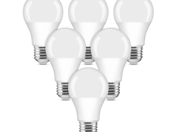 Pacote Com 6 Lâmpadas Led 10w,soquete E27,luz Branca Quente Btforus
