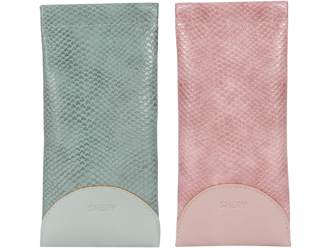 Conjunto de 2 Estojos Portáteis para Óculos Femininos AQUAFORGE