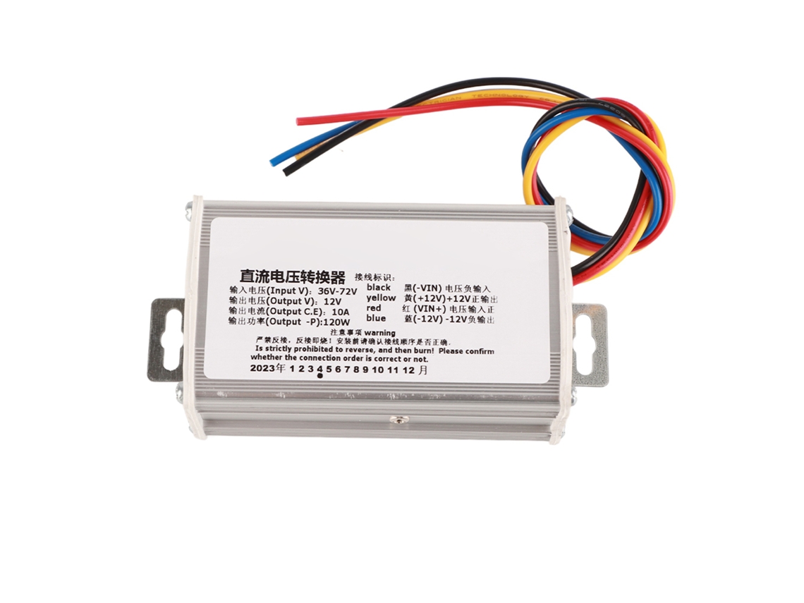 Módulo De Fonte De Alimentação Conversor Dc-dc Step Down 36v-72v Para 12v 10a 120w