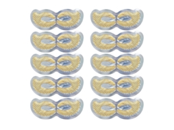 Conjunto De Máscara De Cristal De Colágeno Dourado, Antienvelhecimento, Hidrata A Pele, Restaura A Elasticidade, 20 Pares