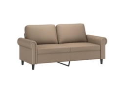 2-seater Sofa, 2-seater Sofas Vidaxl Marrom Couro Artificial (n/a)