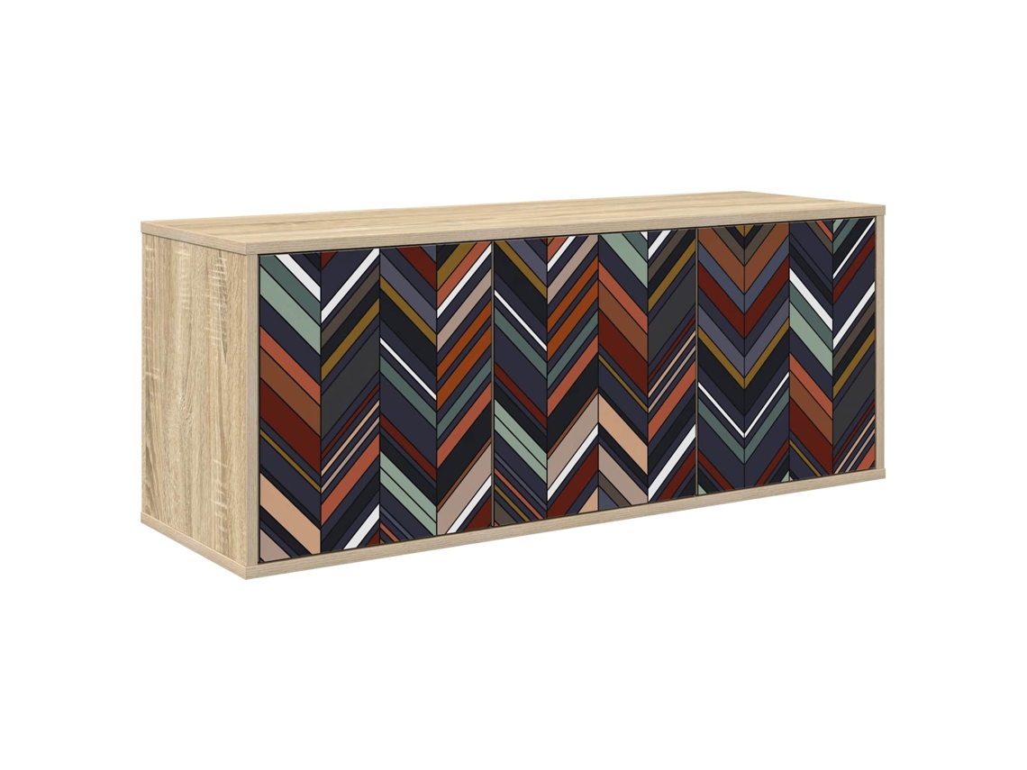Vidaxl Armário De Tv Montado Na Parede Ommen 102 X 33 X 40 Cm