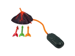 Primerox brinquedo de Lançamento de Dinossauro para Crianças com Pressão de Ar Brincadeira Ao Ar Livre
