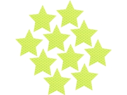 Adesivos De Estrelas Refletivas Verdes