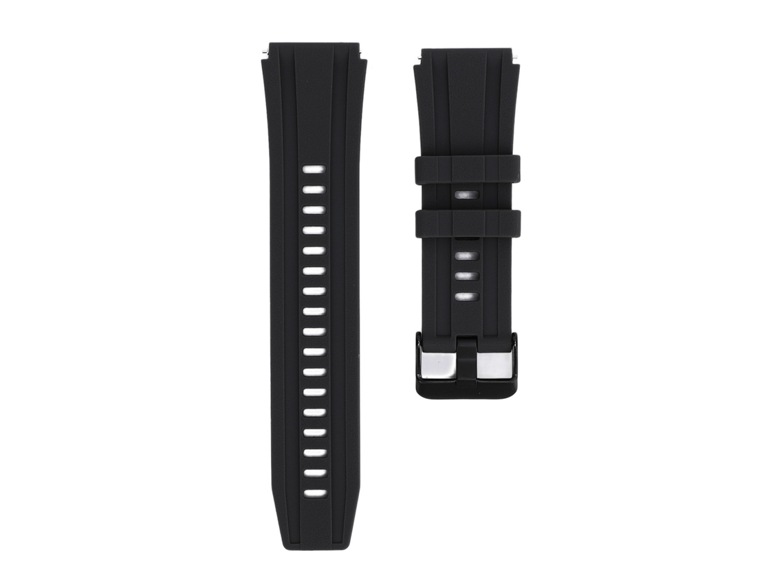 Cinto De Relógio Para Gt4 Gt3 Gt2 De 22mm Em Silicone Macio Respirável Com Quick Release Para Smartwatch Homem Mulher Preto