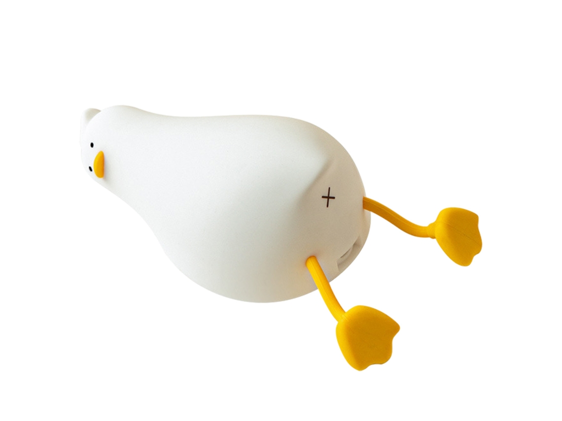 1 Unidade de Luz Noturna de Pato de Silicone Modelo de Pato Deitado 210 * 103 * 62Mm