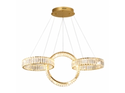 Candeeiro de Teto de Cristal PIBAOGU Asled 671 (dourado)