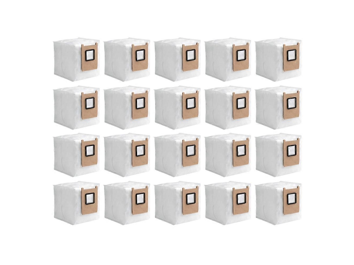 Conjunto De 20 Sacos De Pó Para Aspirador Robô Eufy Omni E25/e28/e20 - Acessórios De Reposição Para Aspirador De Pó_ptg