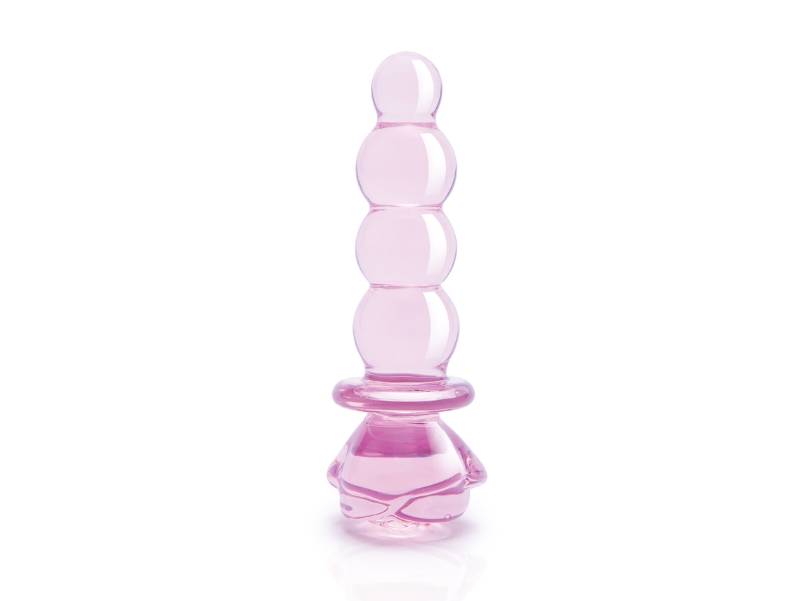 Plug Anal DREAM TOYS Glaze Glass (Cor de Rosa - Ø 3 cm)