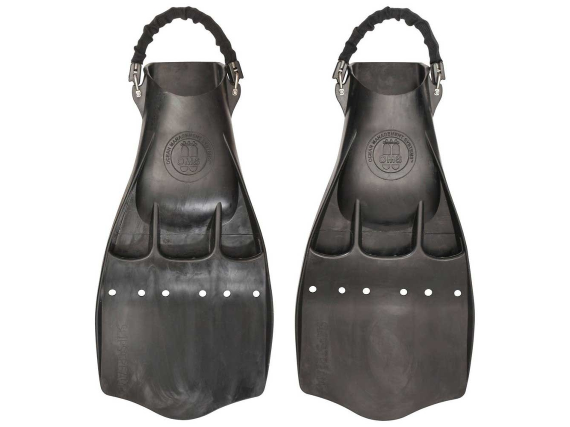 Barbatanas Megulho Slipstream Preto 2XL OMS