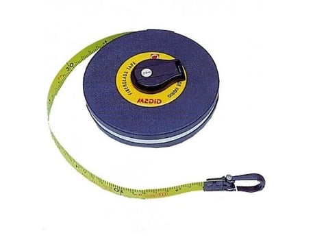 Cinta metrica fibra fluorescente 30m