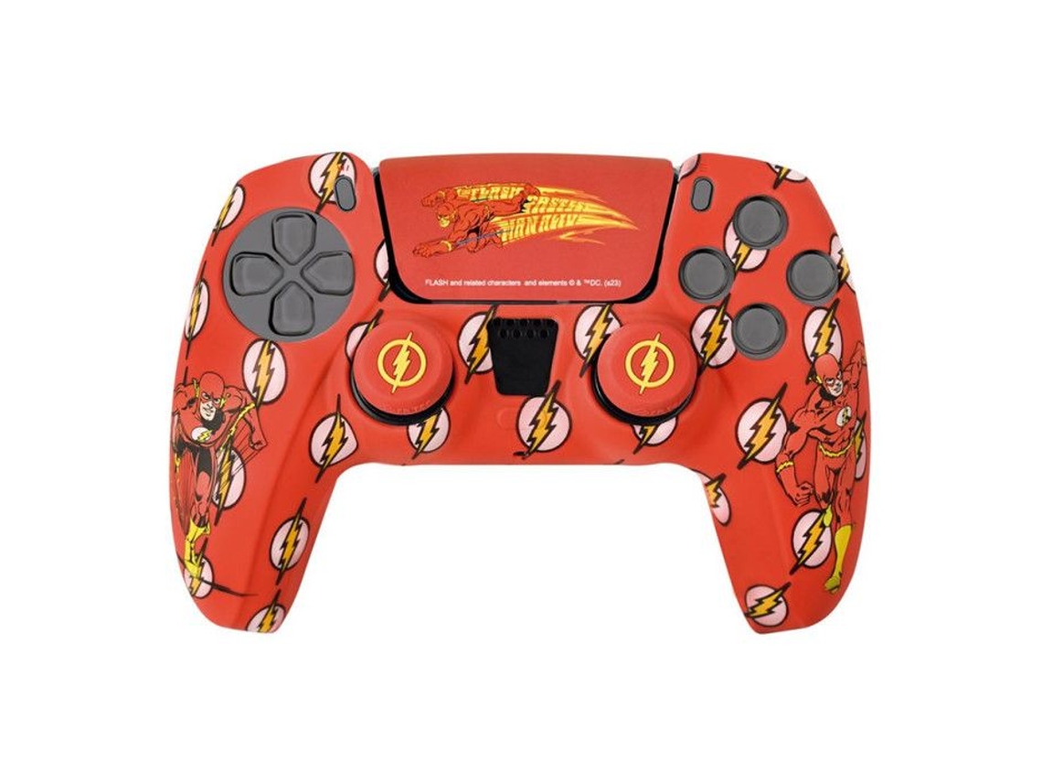 Kit de Acessórios Personalizados Dc Flash para Controle Ps5 Just For Games BRILVIBERA