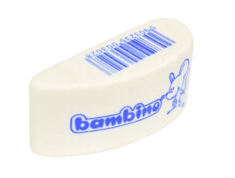 Borracha Escolar Premium, Durabilidade e Precisão Durante Fácil Apagamento Bambino