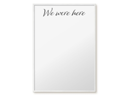 Magnetic Glass Board We Were Here For The Hall Espelharte (70x100 Cm)