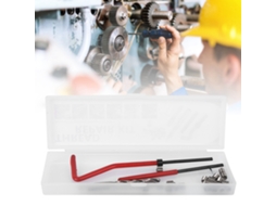 Kit De Inserções De Reparo De Rosca M4 Da Laxiscreed Com Caixa Transparente Para Ferramentas