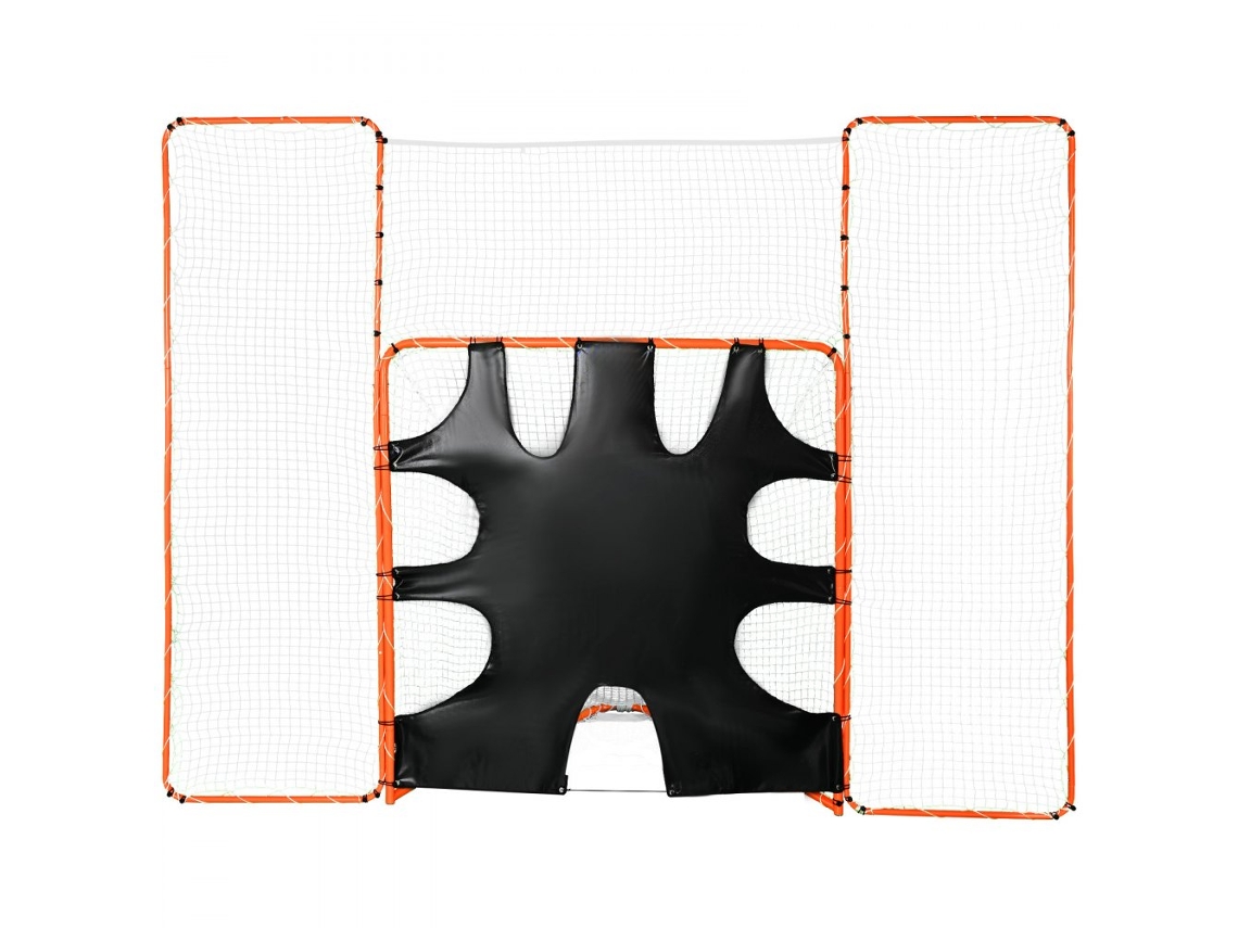 Conjunto De Treinamento Lacrosse 3 Em 1 12x9 Pés Com Rebounder, Alvo E Proteção Tekmaquinas