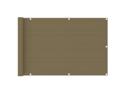 Tela de varanda VIDAXL Taupe (90x500 cm)
