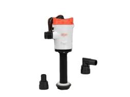 Bomba para viveiro, vazão de 800 GPH, design submersível, branca