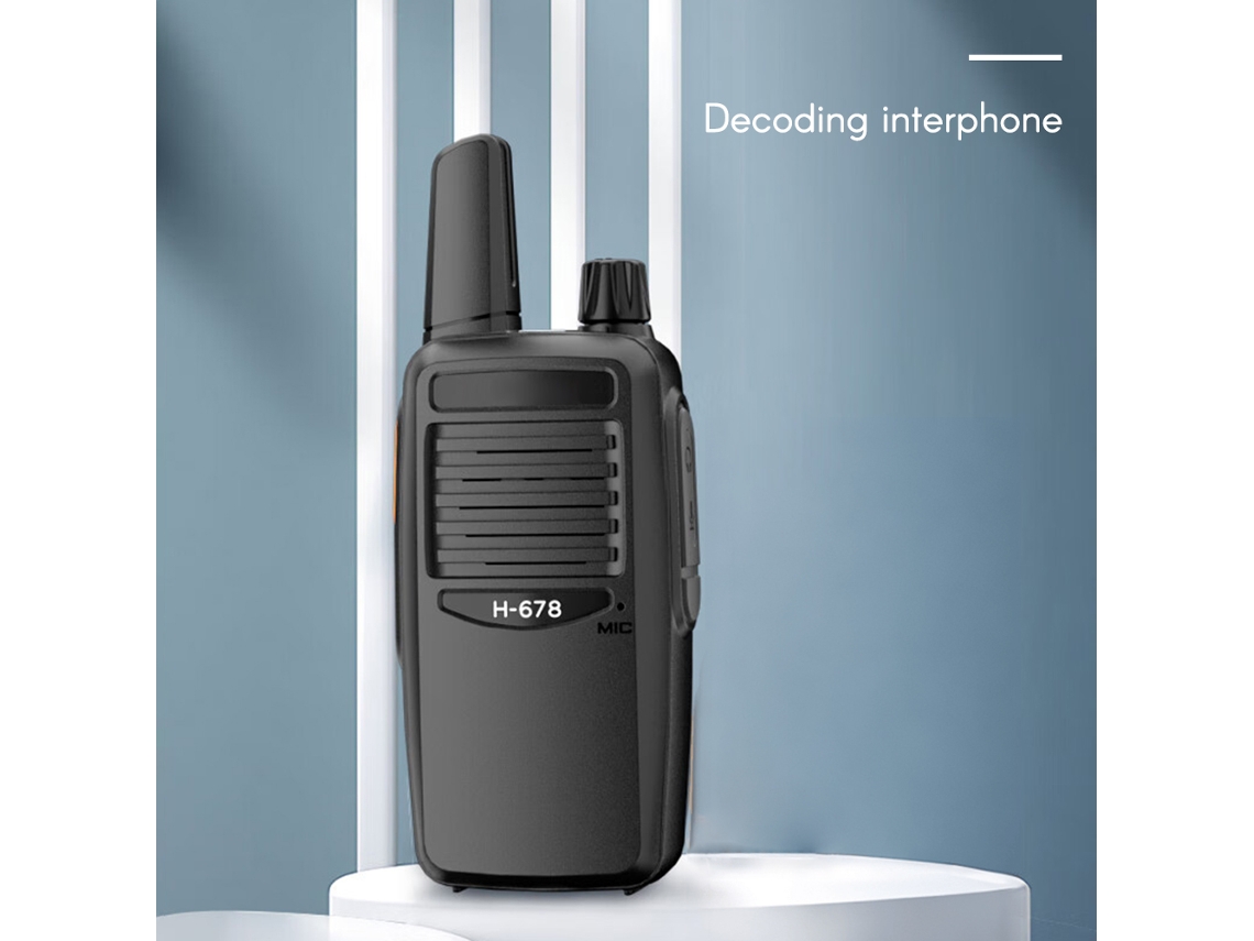 2026 rádios de Dois Canais Analógicos: Walkie Talkie, Rádio Portátil Uhf, Transmissor e Receptor Analógico