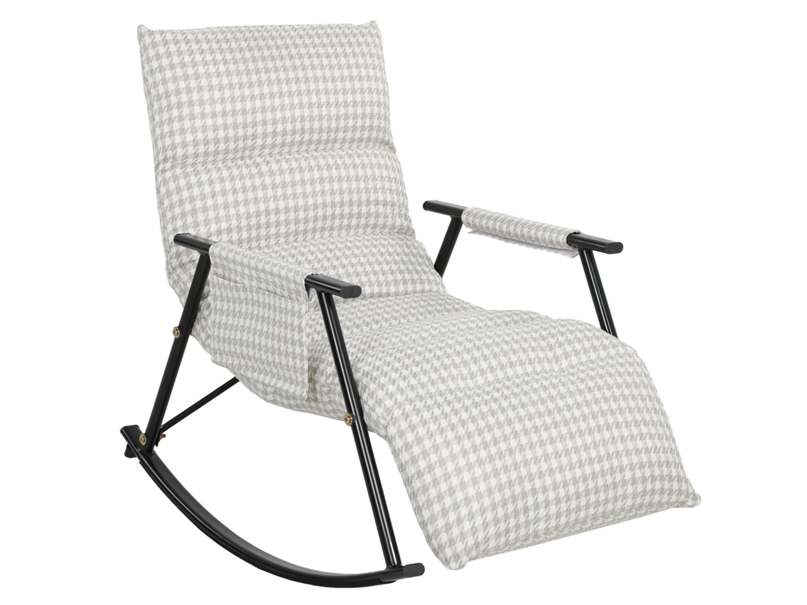 Poltrona de sala de estar com apoio para os pés, com bolsos laterais, 80x78x100cm, LAMAISON