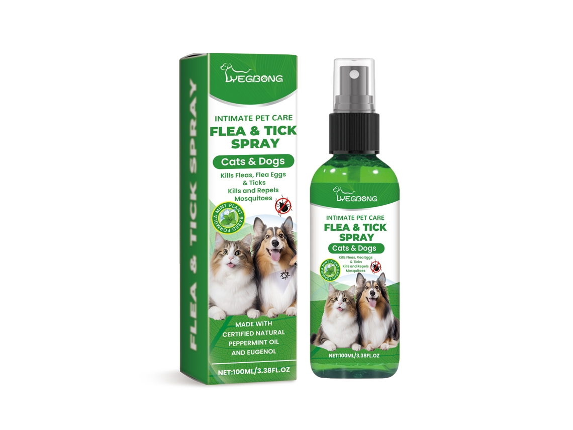 Spray Antiparasitas para Animais de Estimação, Proteção Eficaz LAXISCREED