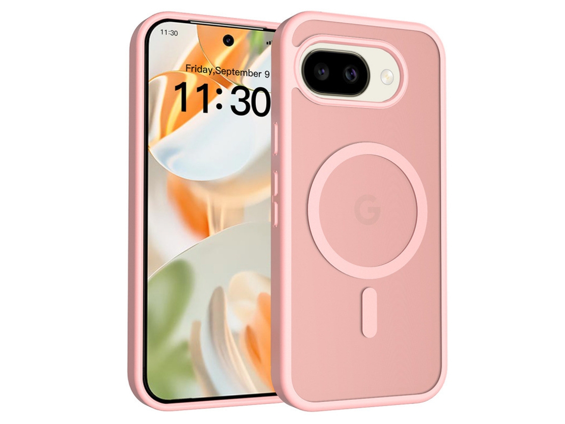 Capa Magnética À Prova De Choque Para Google Pixel 10a (rosa)