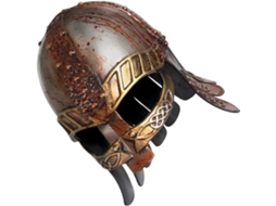 Capacete Viking Medieval Realista Para Adultos, Mulheres E Homens, Plástico Reforçado Leve Com
