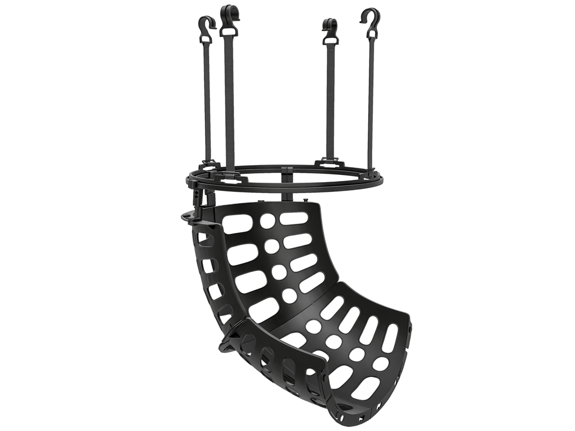 Carrinho de Carga Dobrável BTFORUS, metal, com rodas e alça ajustável, 49x35x102cm, verde