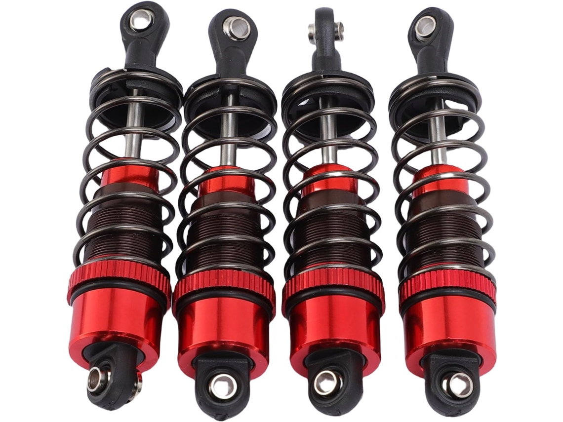 Kit com 4 Amortecedores de Liga de Alumínio Leve de 70 Mm para Carros Rc na Escala 1:10. SFUSHOS